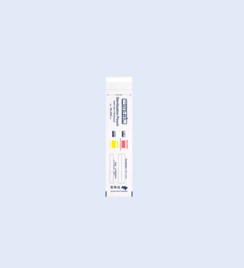 Пакети для стерилізації ProSteril, 50*200 PKW, Білий Крафт (100шт/уп)