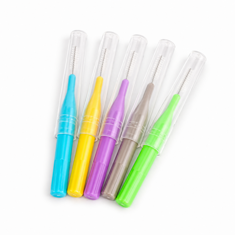 Щеточка Baby Brush для ресниц и бровей, микс цветов