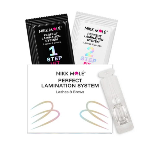Склад для ламінування вій та брів Nikk Mole mini set № 1, 2, 3 по 3 мл