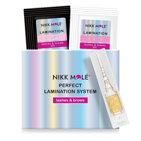 Склад для ламінування вій та брів Nikk Mole mini set № 1, 2, 3 по 3 мл