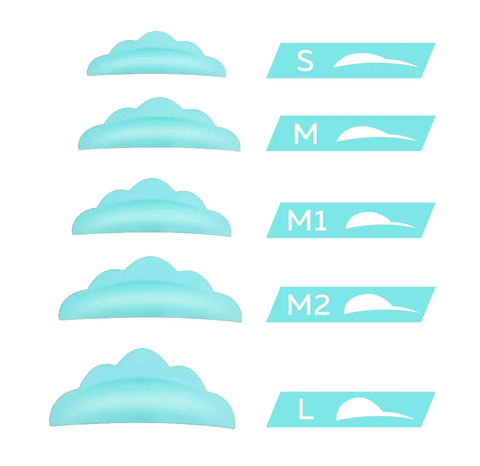 Набор би гуди силиконовых OKO 5 пар (S, M, M1, M2, L)
