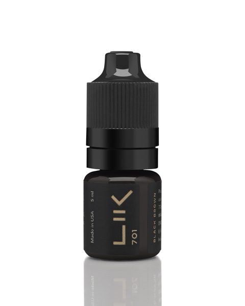 Пігмент Lik Brows 701 Black Brown для перманентного макіяжу, 5 мл