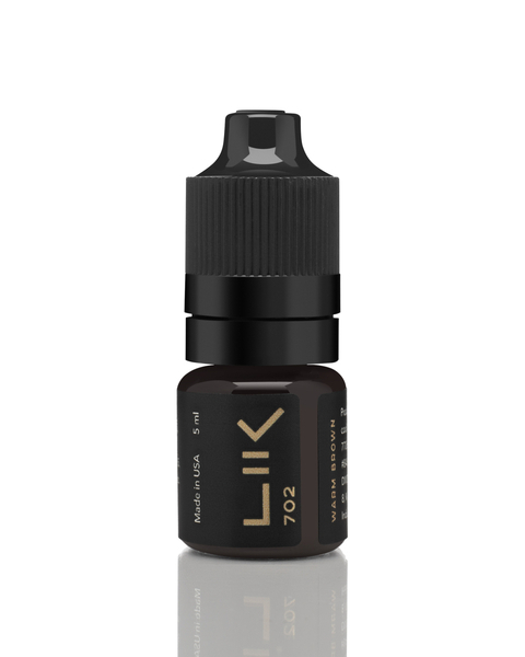 Пигмент Lik Brows 702 Warm Brown для перманентного макияжа, 5 мл