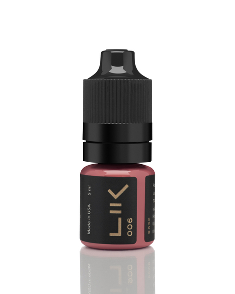 Пигмент Lik Lips 006 Rose для перманентного макияжа, 5 мл