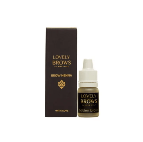 Хна для бровей Lovely Brows золотисто-коричневая, 5 мл