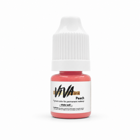 Пігмент Viva Lips 7 Peach для перманентного макіяжу 4 мл