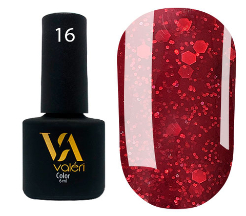 Гель-лак Valeri Color №016, 6 мл