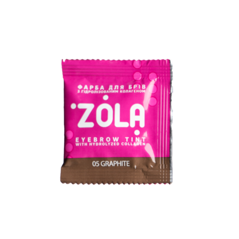 Фарба для брів Zola 05 Graphite 5 мл + окислювач 5  мл