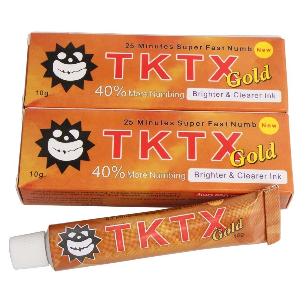 Крем-анестетик TKTX 40% 10г, золотий