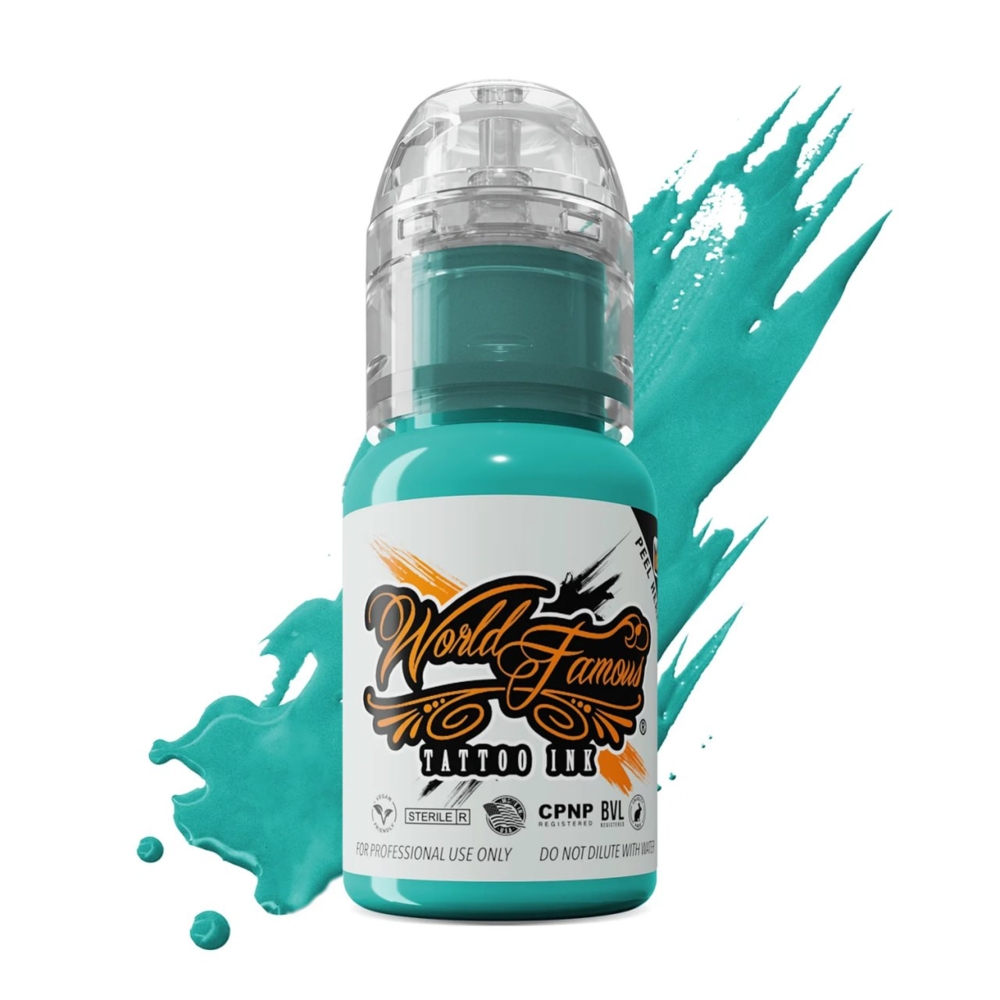 Краска для тату World Famous Ink Bahama Blue, 30 мл