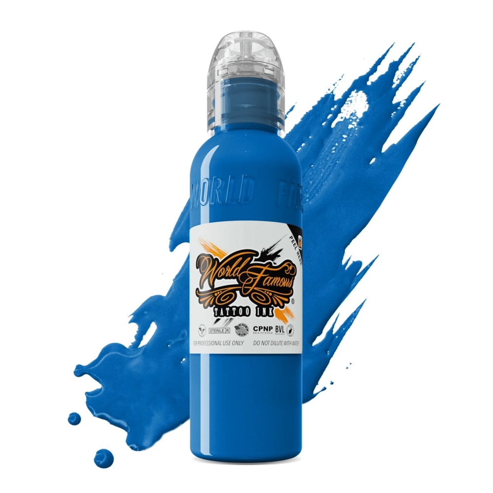 Краска для тату World Famous Ink Bangkok Blue, 30 мл