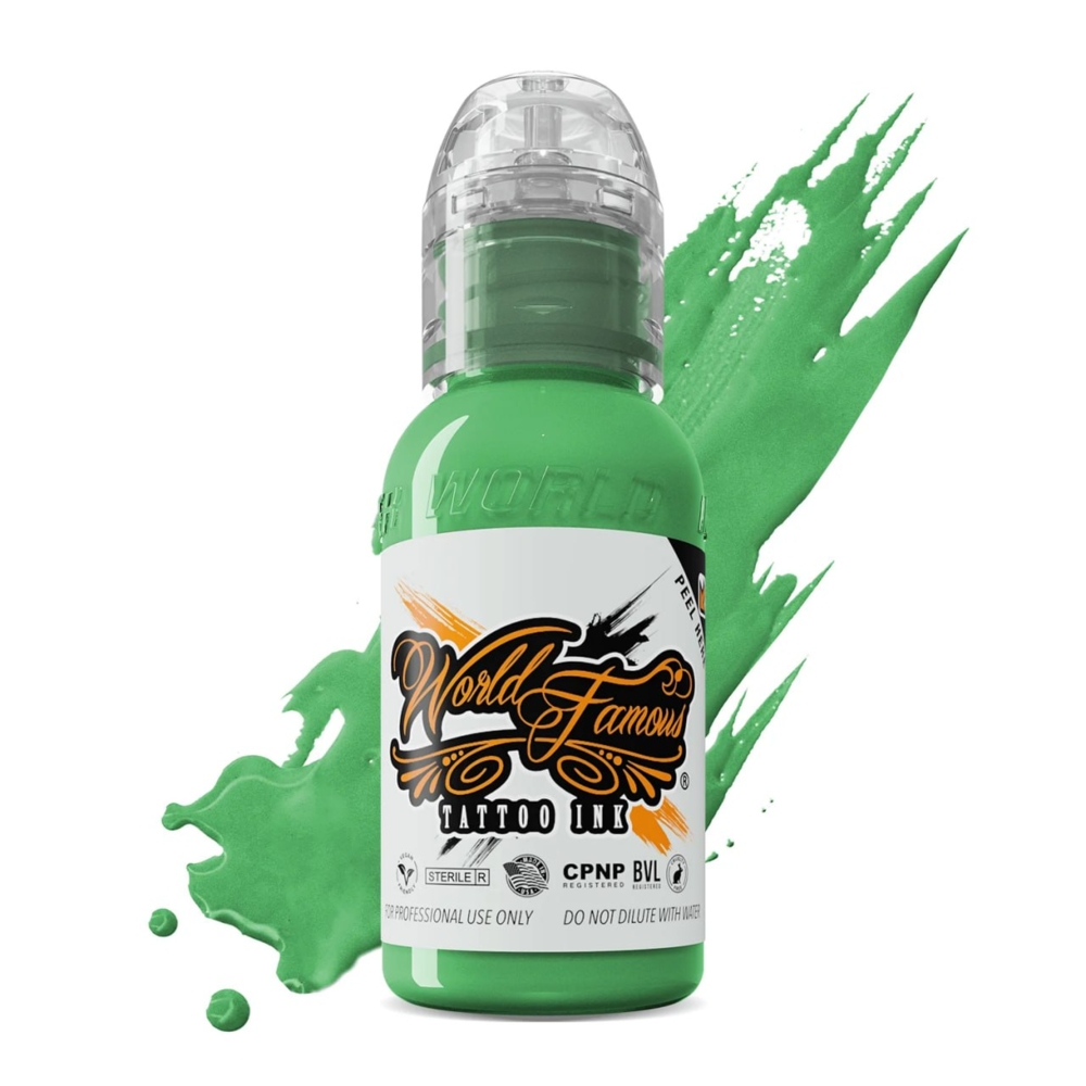 Фарба для тату World Famous Ink Ireland Green, 30 мл