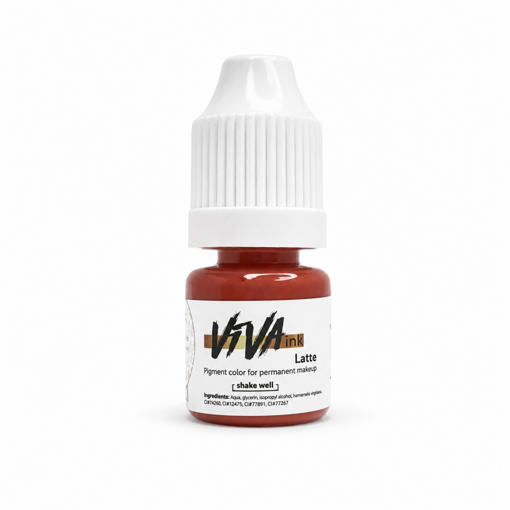 Пігмент Viva Lips 4 Latte для перманентного макіяжу 4 мл, фото 1