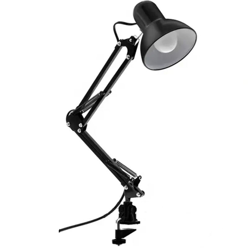 Лампа настільна для манікюру регульована, чорна, фото 1