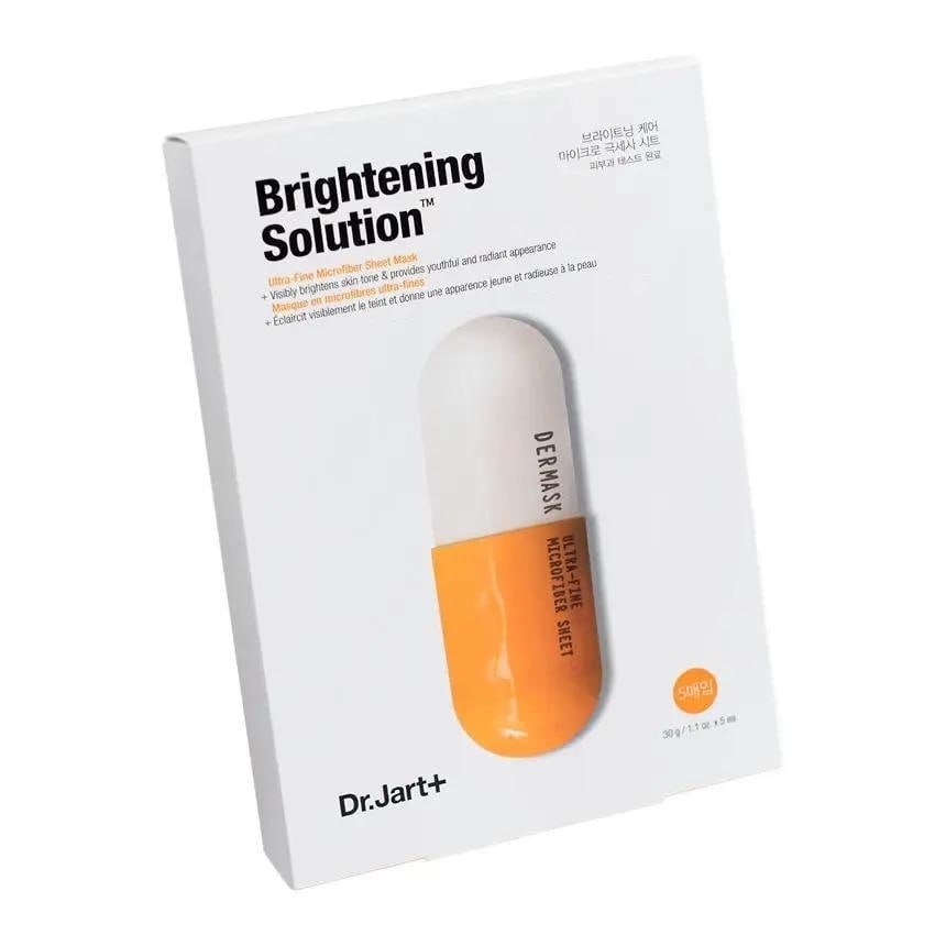 Маска освітлююча для обличчя Dr.Jart+ Dermask Micro Jet Brightening Solution (1 шт), 30 мл