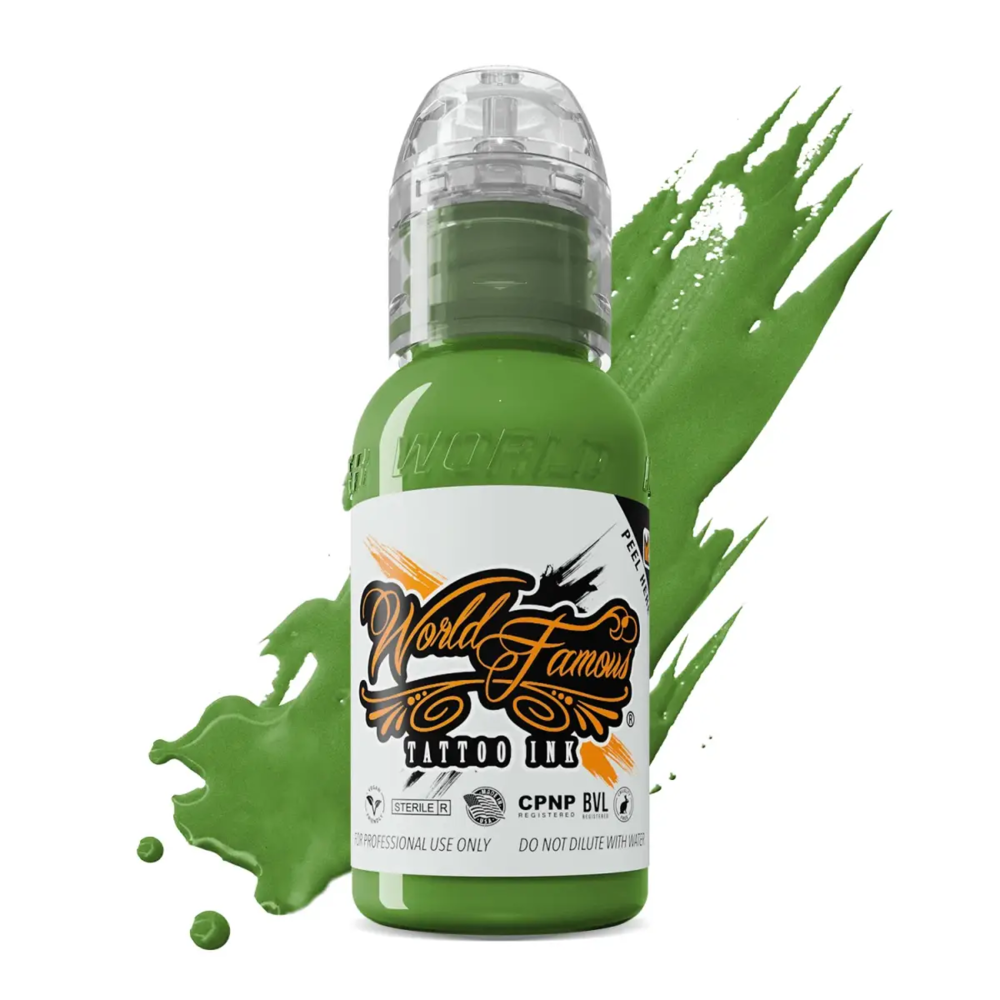 Краска для тату World Famous Ink Ireland Green, 15 мл