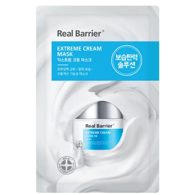 Крем-маска тканинна відновлююча з пептидами Real Barrier Extreme Cream Mask, 27 мл