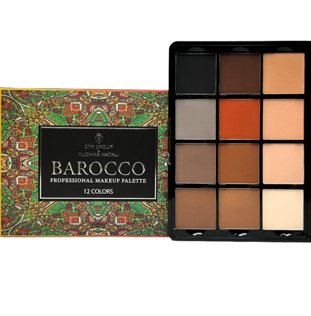 Палетка теней CTR GROUP Eye Shadow Palette Barocco, 12*2,5г