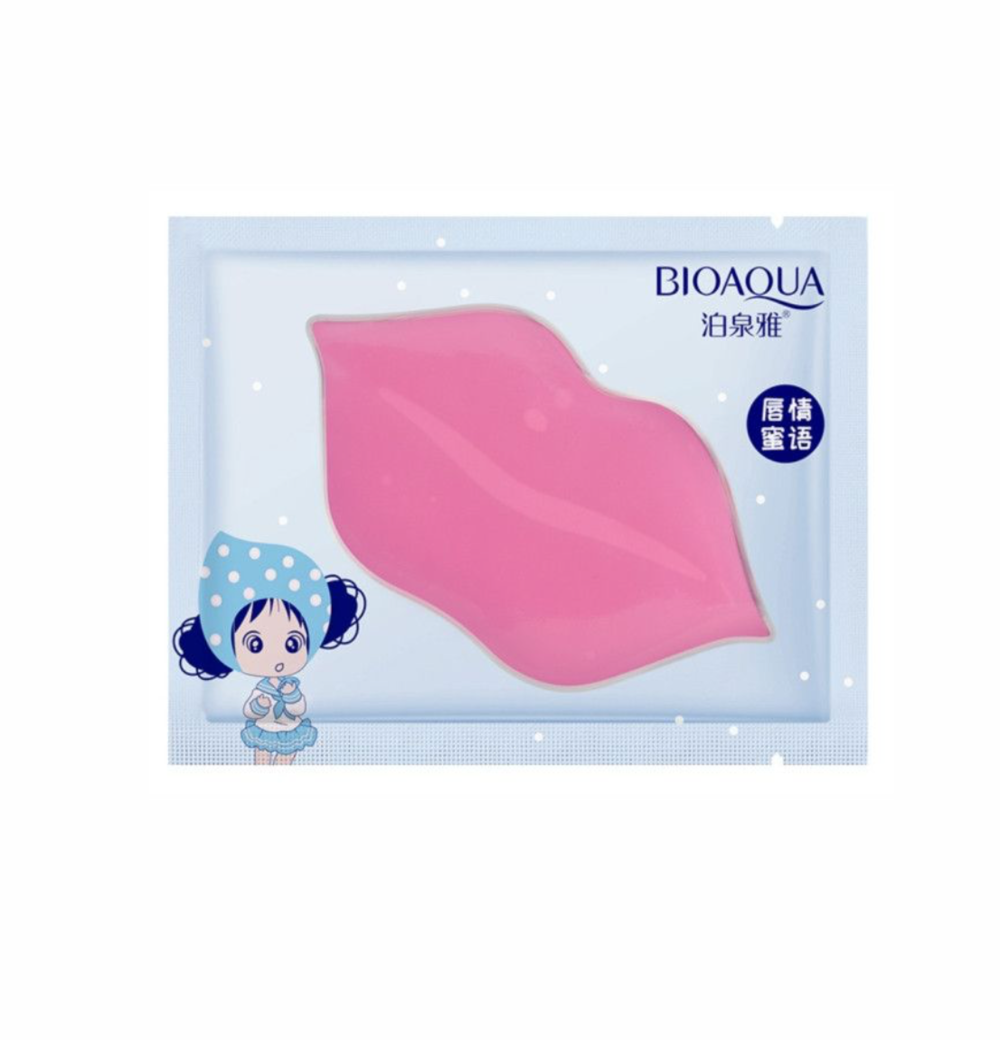 Маска гідрогелева зволожуюча для губ з екстрактом чорниці Bioaqua Blueberries Moisturizing Lips Mask, 8 г