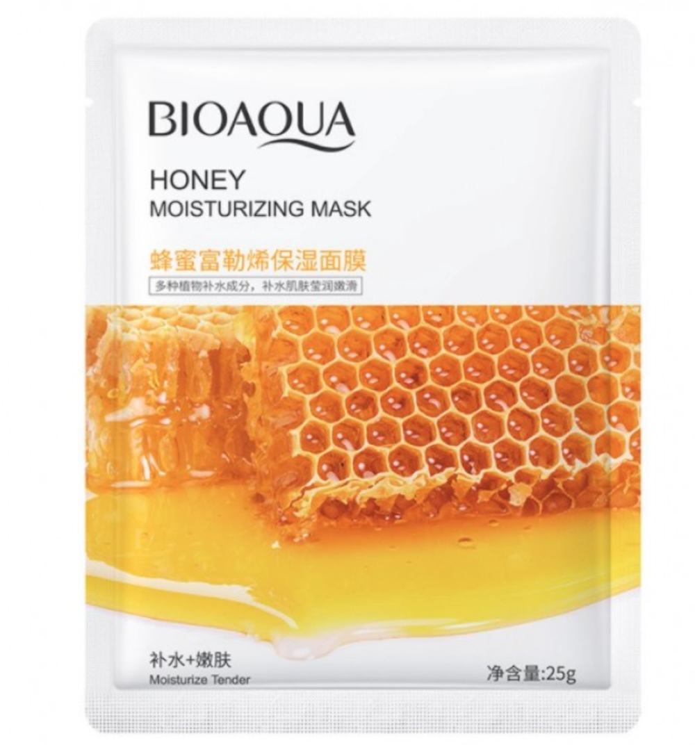 Маска для лица увлажняющая с экстрактом меда Bioaqua Honey Moisturizing, 25 г