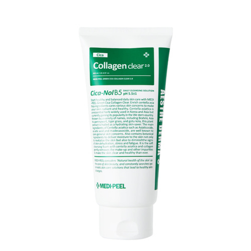 Пенка для умывания Medi Peel Green Cica Collagen Clear 2.0 Cica-Nol B5, 300 мл