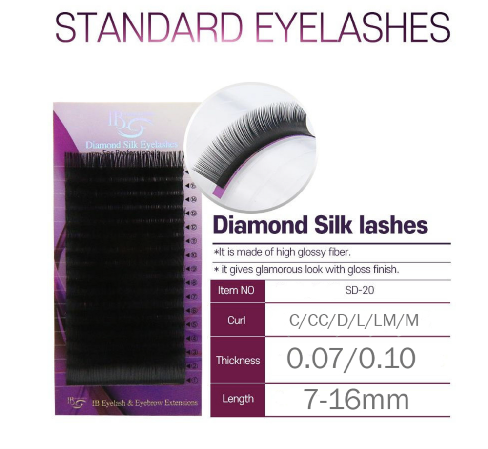 Вії i-Beauty Diamond Silk 20 ліній Mix CС 0.07 9(5)10(5)11(5)12(5), фото 2