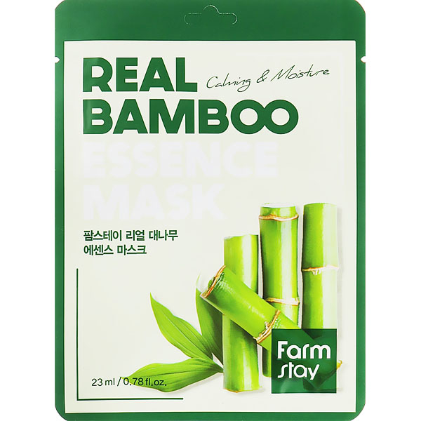 Маска тканинна з екстрактом бамбука FarmStay Real Bamboo Essence Mask, 23 мл