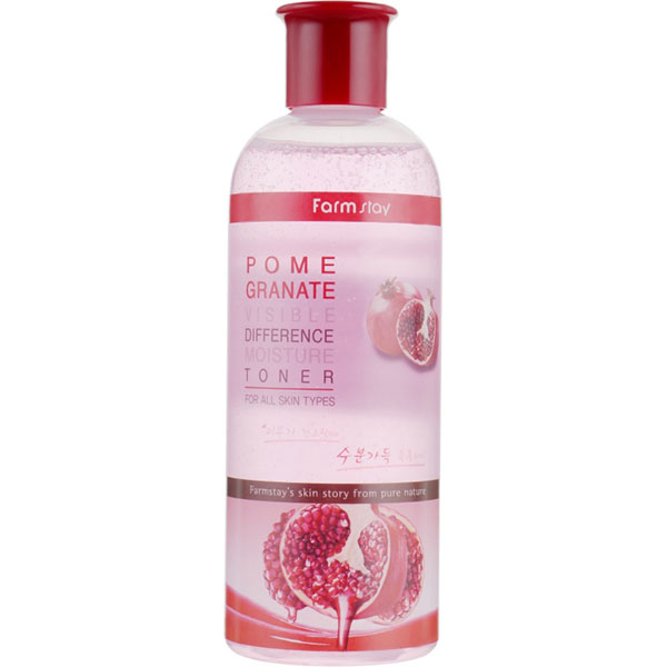 Тонер зволожуючий з екстрактом граната Farmstay Visible Difference Moisture Toner Pomegranate, 350 мл