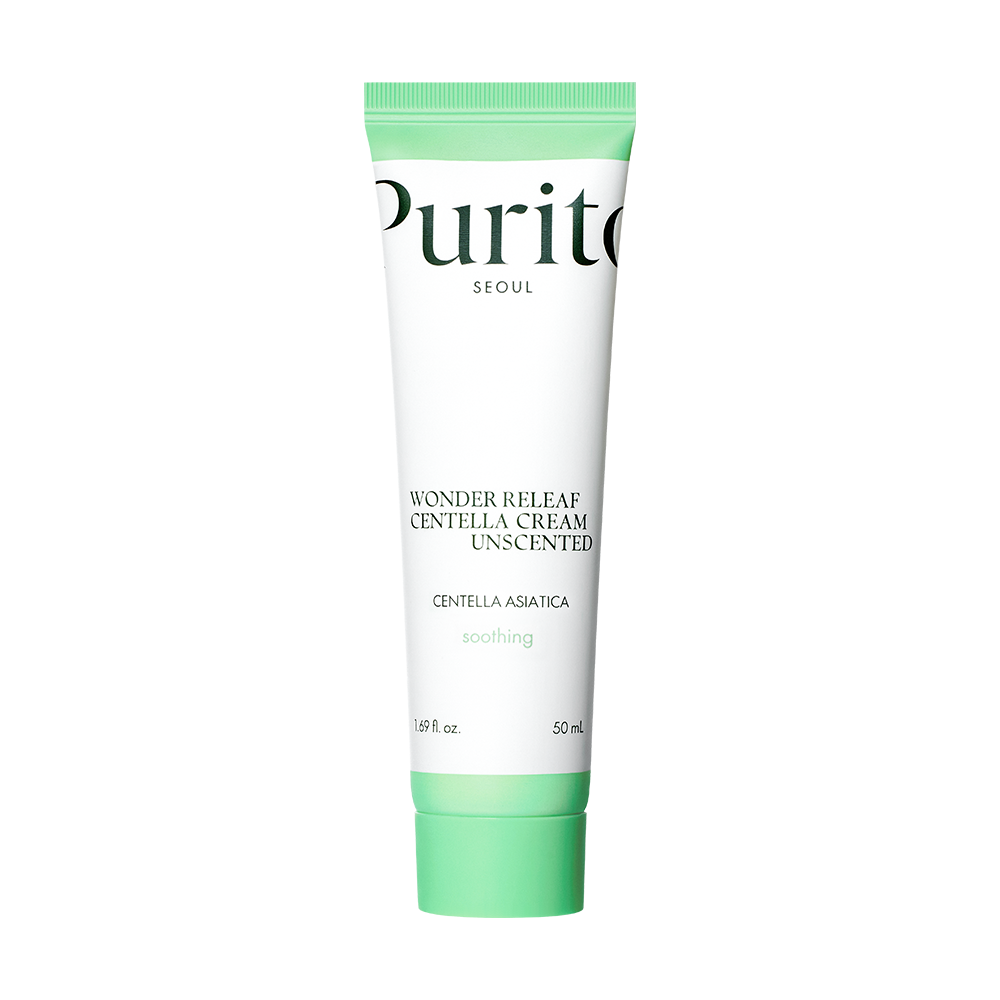 Крем восстановительный с центеллой без масел Purito Seoul Wonder Releaf Centella Cream Unscented, 50 мл