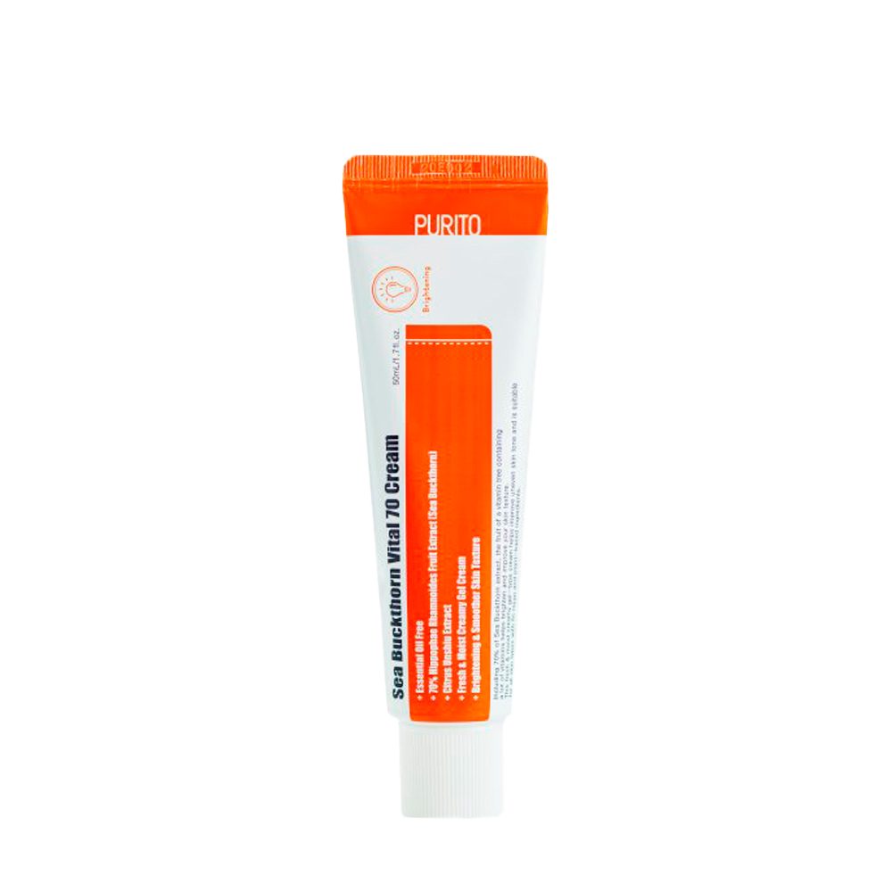 Крем осветляющий витаминный с облепихой Purito Sea Buckthorn Vital 70 Cream Sample, 50 мл