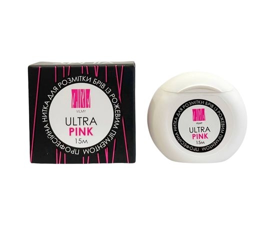 Нить для разметки бровей Vilmy Ultra Pink, 15 м