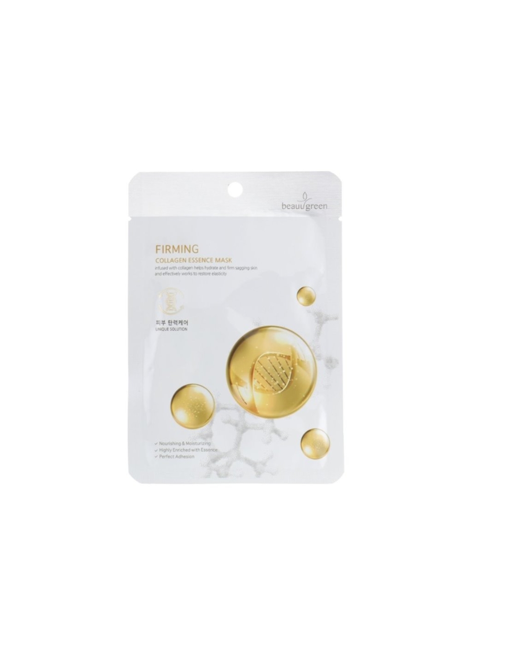 Маска тканинна BeauuGreen на основі морського колагену Firming Collagen Essence Mask, 23 г