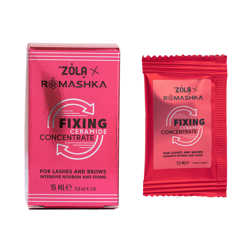 Фіксуючий концентрат Fixing Ceramide Concentrate Zola x Romashka, 1,5 мл x 10 шт