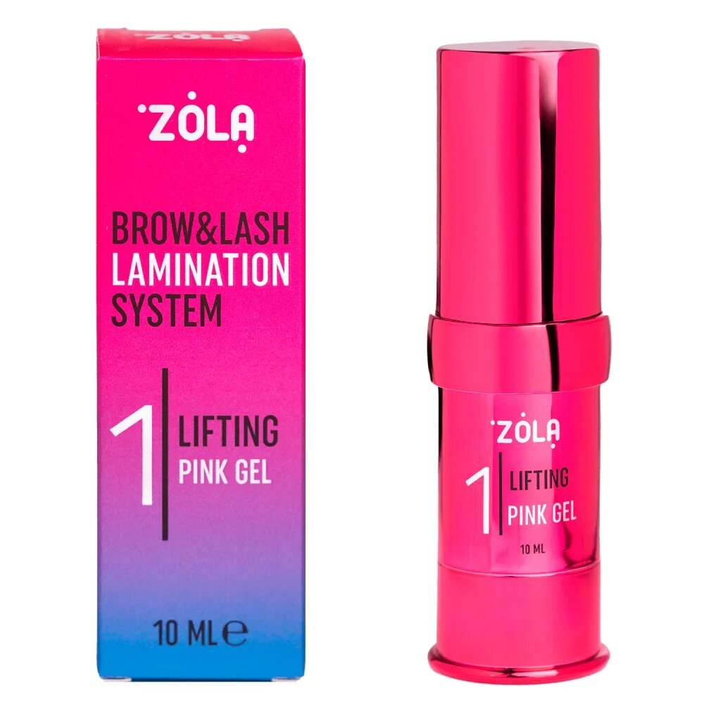 Склад для ламінування Zola Color Lab Lifting Pink Gel №01, 10 мл