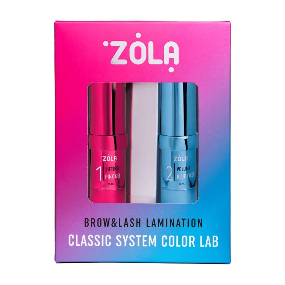 Набор составов для ламинирования Zola Brow&Lash Lamination Classic System Color Lab