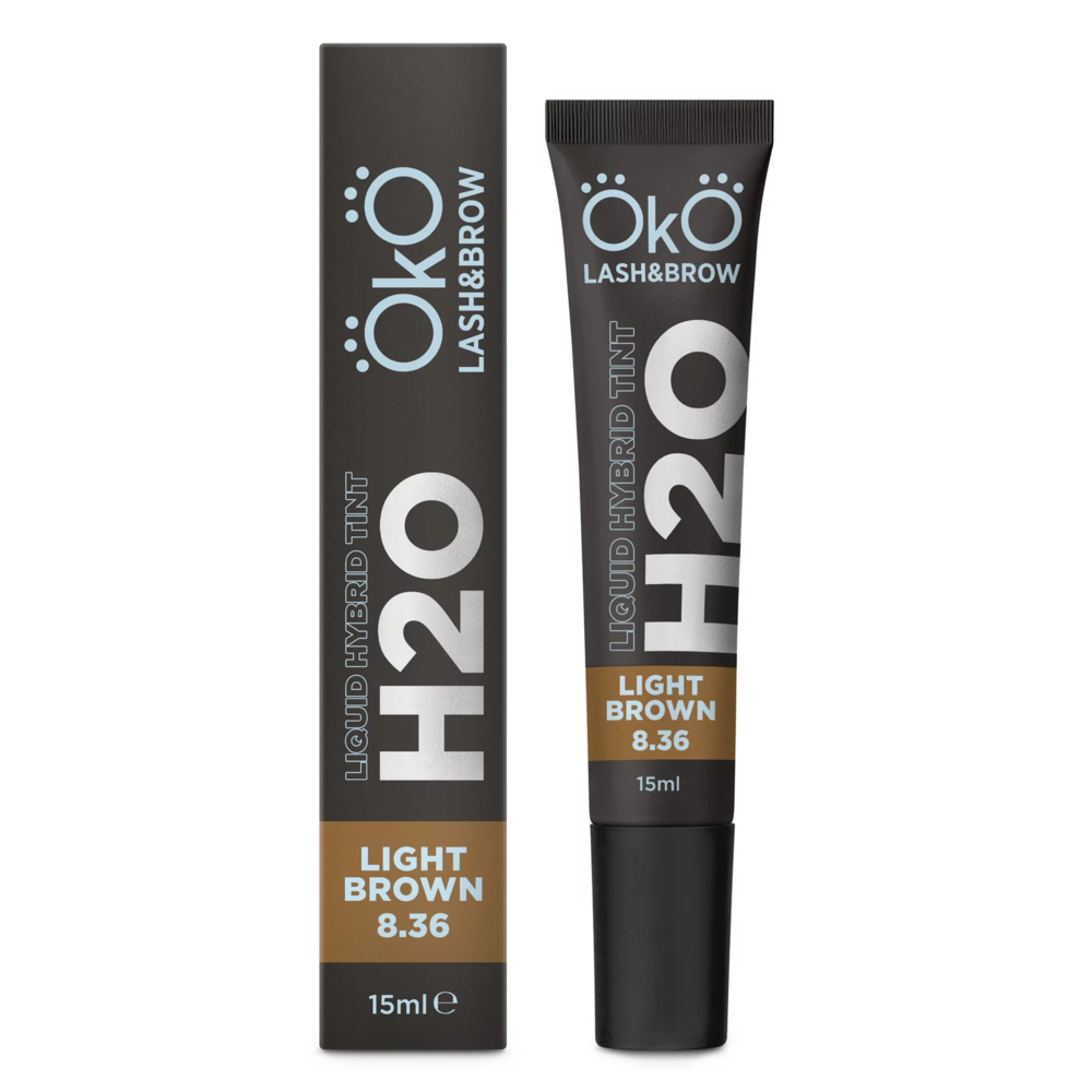 Краска для бровей и ресниц OKO Liquid Hybrid Tint H2O 8.36 Light Brown, 15 мл