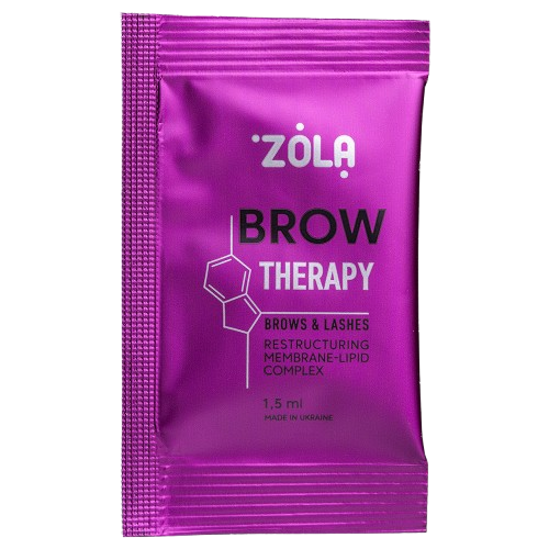 Комплекс реструктуризуючий мембранно-ліпідний для брів та вій Zola Brow Therapy, 1,5 мл