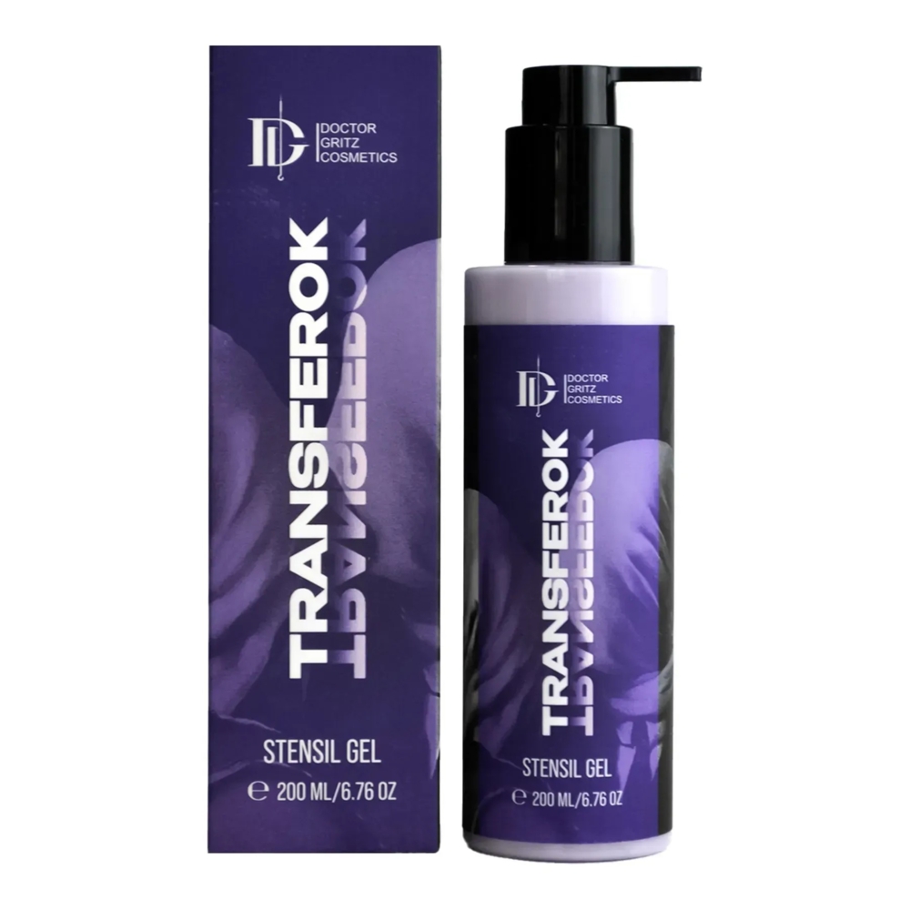 Гель для перенесення трансферного малюнка Dr.Gritz Purple 200 мл, фото 1