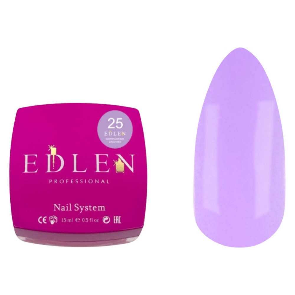 Акригель Edlen Water Lavender №25, 15  мл