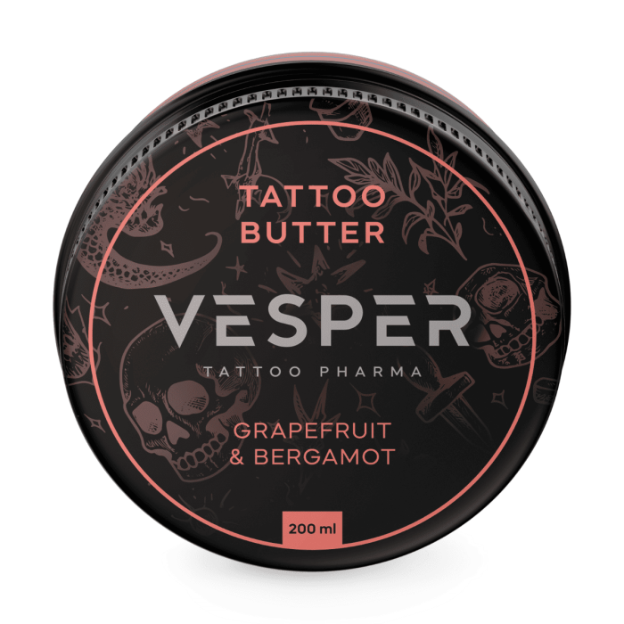 Масло баттер для тату Butter Vesper Grapefruit & Bergamot, 200 мл, фото 1