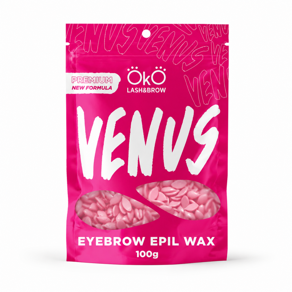 Віск гарячий у гранулах Oko Eyebrow Epil Wax Venus Pink 100 г, фото 1