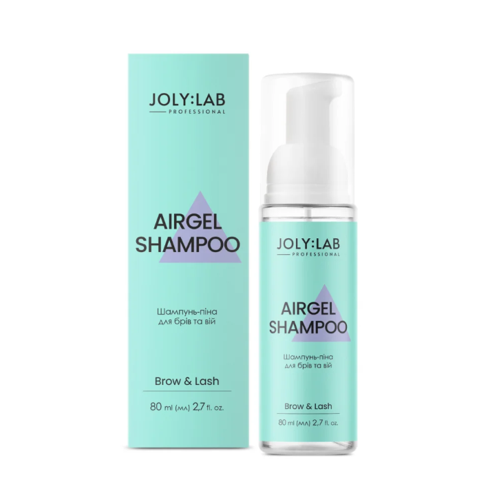 Шампунь-пена для бровей и ресниц Joly:Lab Airgel Shampoo 80 мл, фото 1