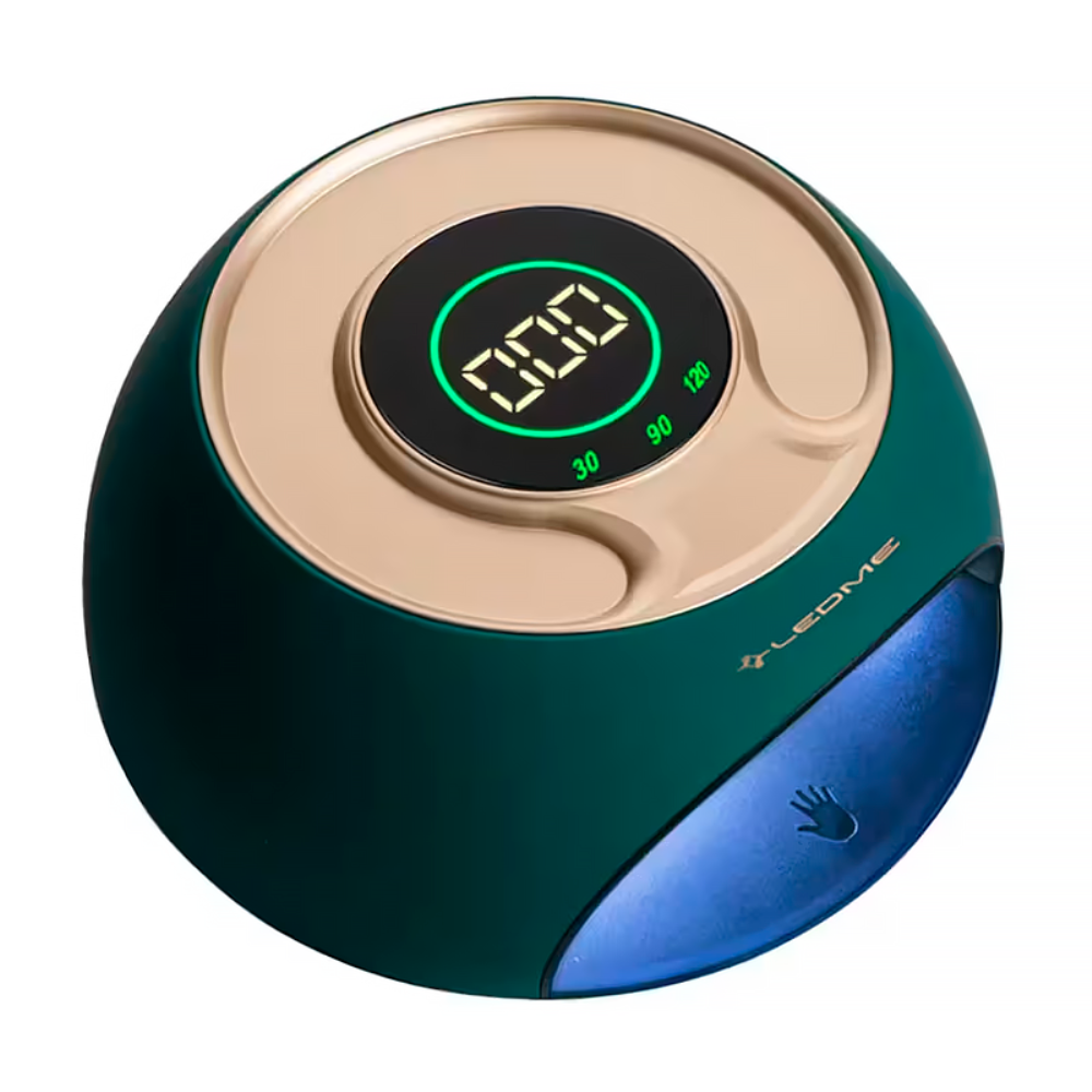 Лампа для манікюру LEDME One 120 W зелена, фото 1