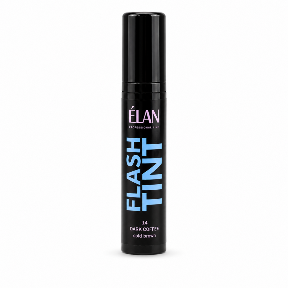 Система прямого фарбування брів Elan Flash Tint №14 Dark Coffee 10 мл, фото 1