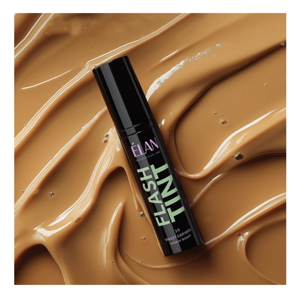 Система прямого фарбування брів Elan Flash Tint №15 Sweet Caramel 10 мл, фото 5