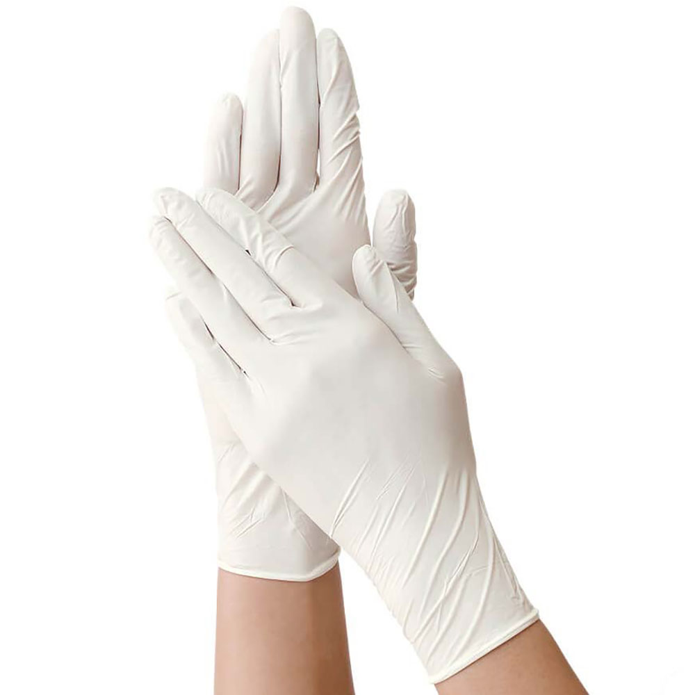 Перчатки нитриловые XL неприпудренни 100 шт / уп. белые