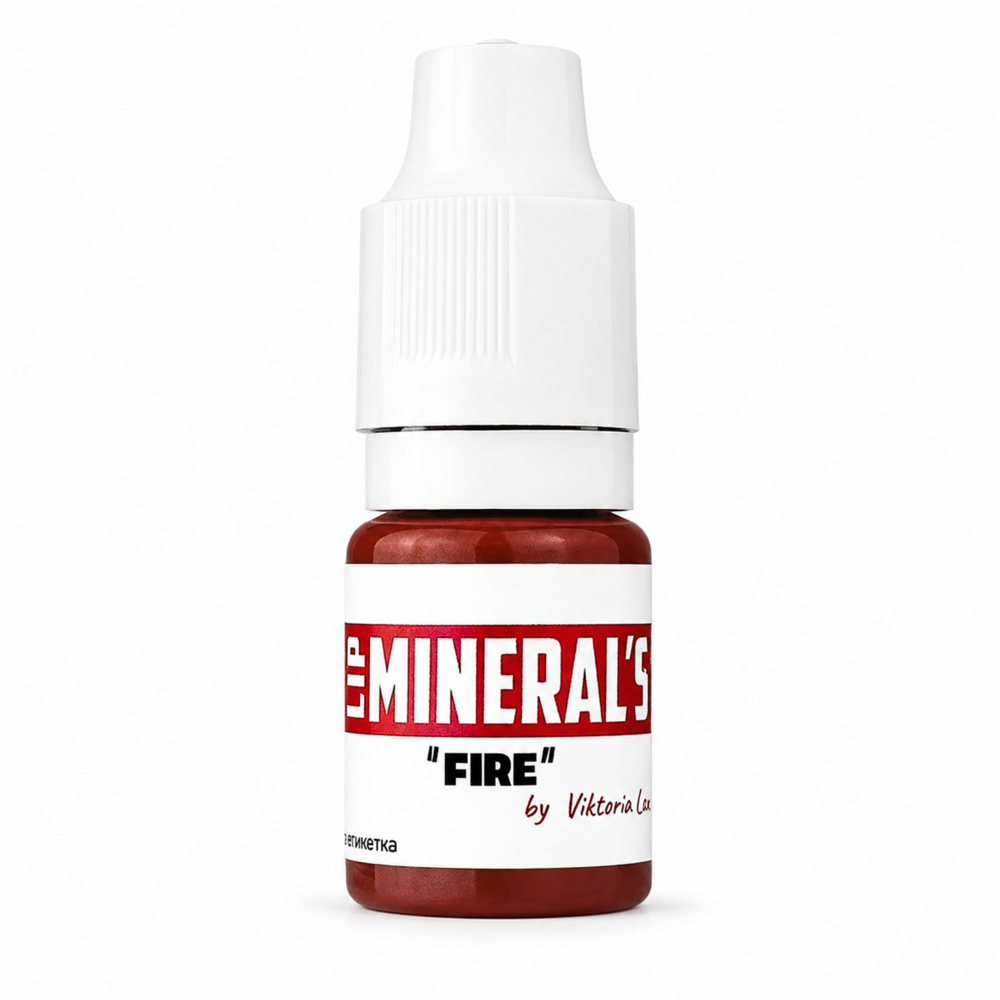 Пігмент для перманентного макіяжу губ The Mineral Lips Fire 6мл, фото 1