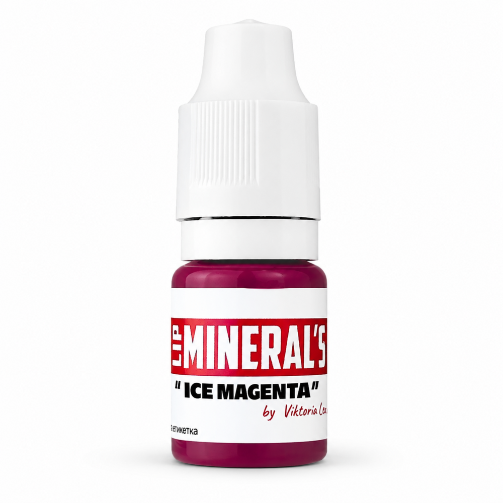 Пигмент для перманентного макияжа губ The Mineral Lips Ice Magenta 6мл, фото 1