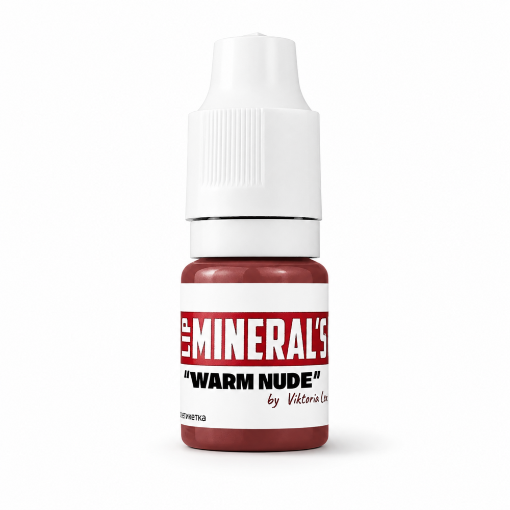 Пигмент для перманентного макияжа губ The Mineral Lips Warm Nude 6мл, фото 1