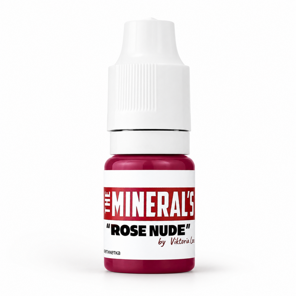 Пигмент для перманентного макияжа губ The Mineral Lips Rose Nude 6мл, фото 1